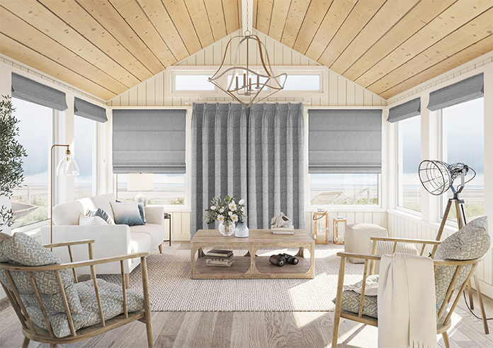 Melrose (Blackout), Wool Grey - Made to Measure Curtains - Image 16